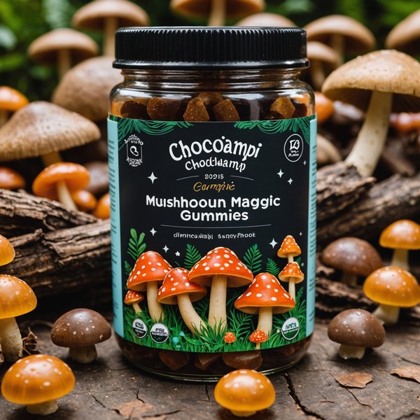 Gummies aux champignons magiques chocochampi: voyage sensoriel assuré